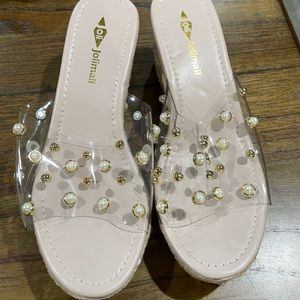Adorable Pearl wedges
